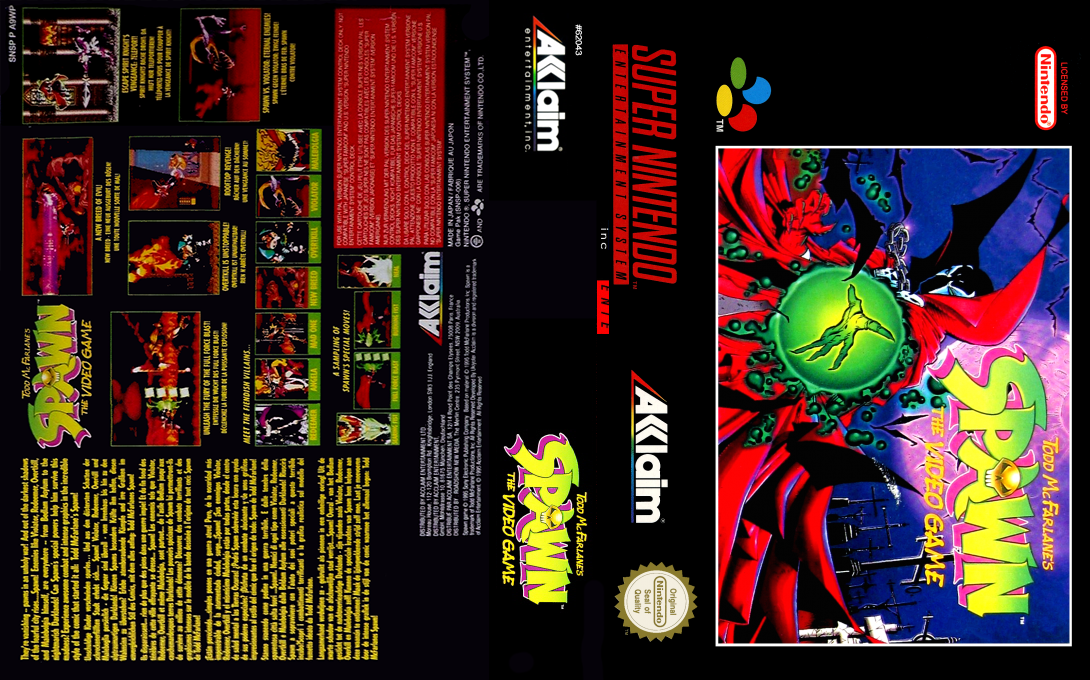 Todd Mcfarlane's Spawn - The Video Game — box-texture (EU)