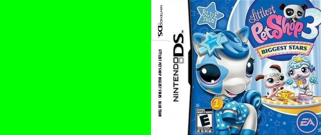 Littlest Pet Shop 3 - Biggest Stars - Blue Team — box-texture (US)