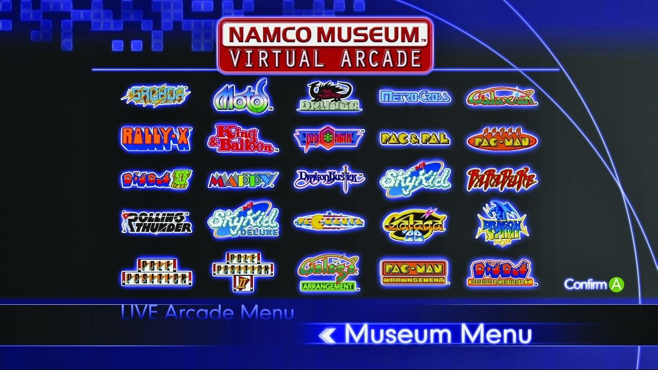 Namco Museum - Virtual Arcade — screenshot (WOR)