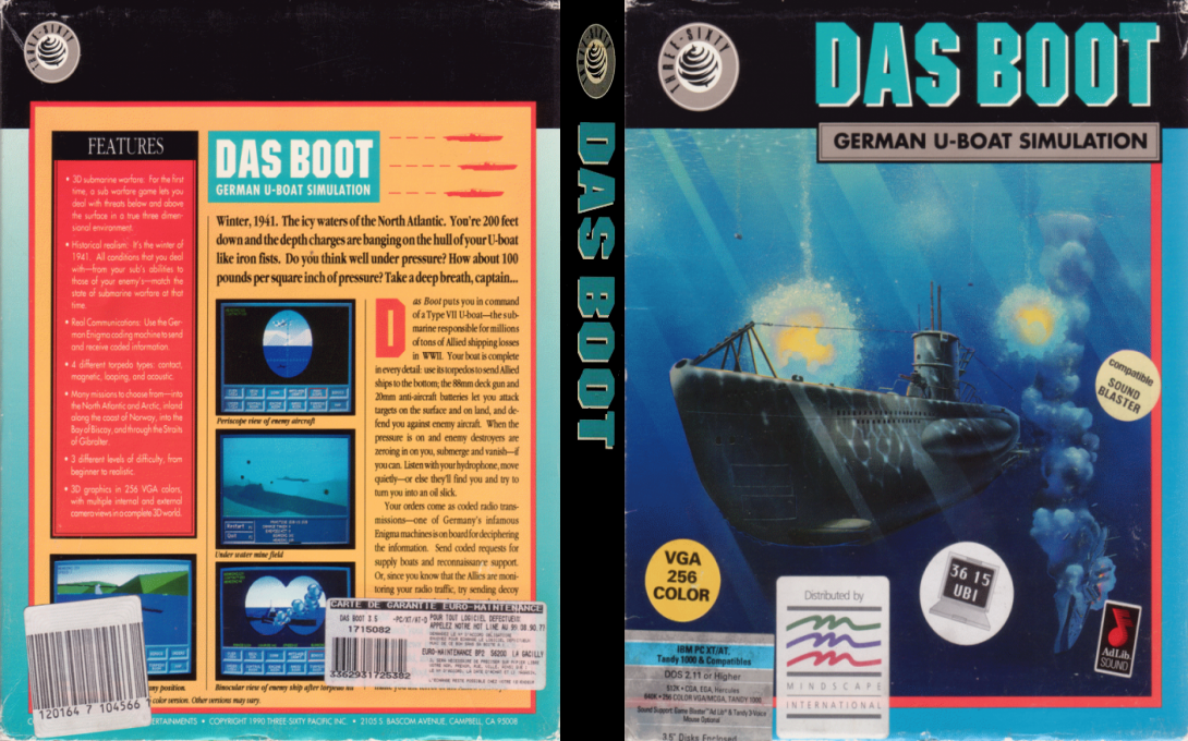 Boot, Das - German U-boat Simulation — box-texture (EU)