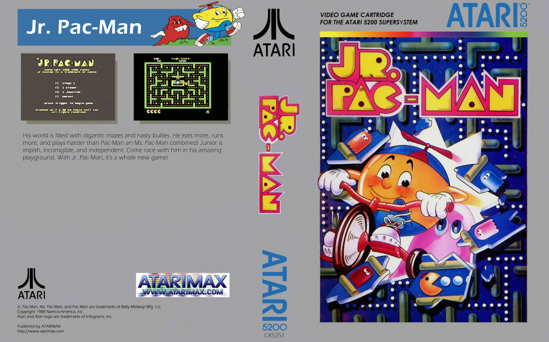 Jr. Pac-Man — box-texture (US)