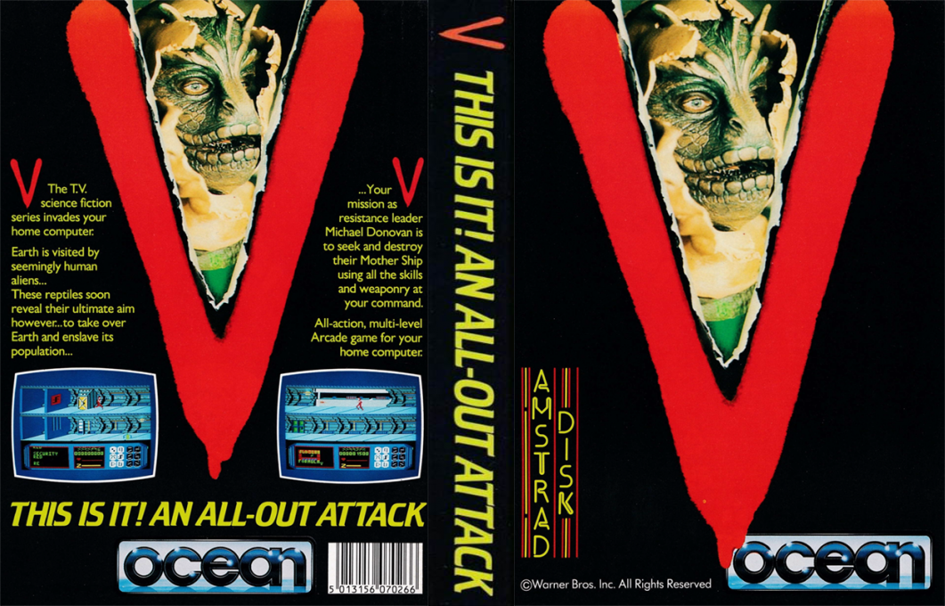 V - The Visitors — box-texture (EU)