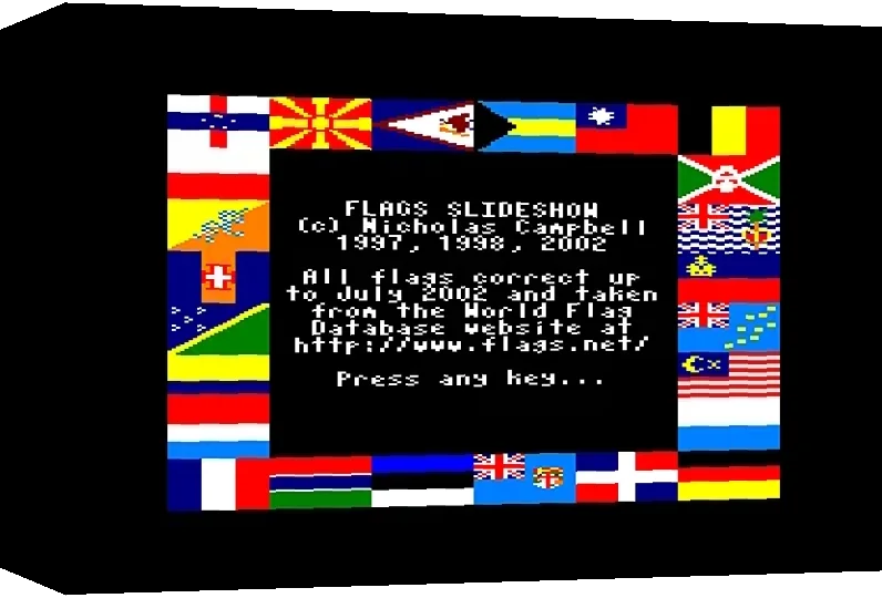 Flags Slideshow — box-3D (WOR)