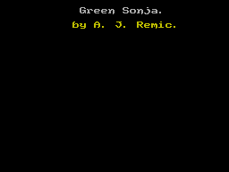 Green Sonja — sstitle (WOR)