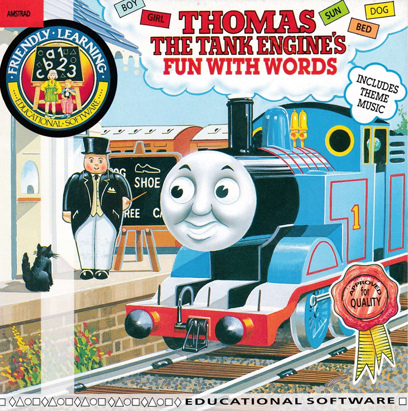 Thomas The Tank Engine's Fun With Words box art