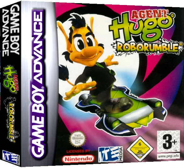 Agent Hugo - Roborumble — box-3D (EU)