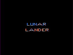 Lunar Lander — sstitle (WOR)