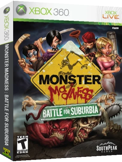 Monster Madness - Battle for Suburbia — box-3D (US)