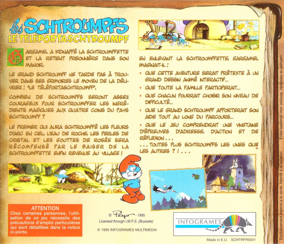 Smurfs, The - The Teletransportsmurf — box-2D-back (CUS)