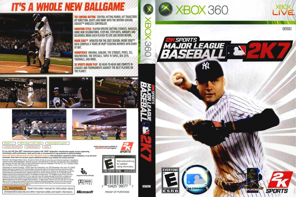 Major League Baseball 2K7 — box-texture (US)