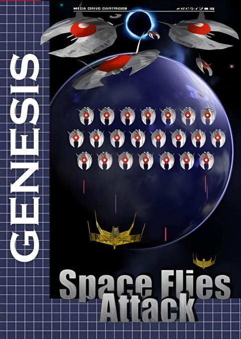 Space Flies Attack box art
