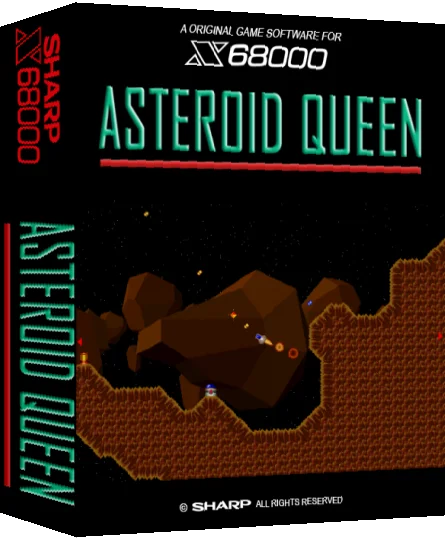 Asteroid Queen — box-3D (SS)