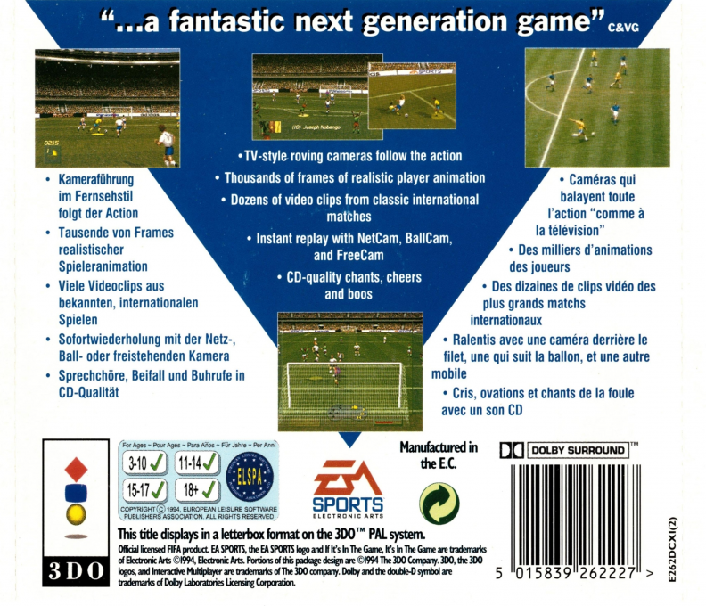 FIFA International Soccer — box-2D-back (EU)