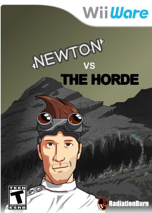Newton Vs The Horde box art