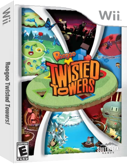 Roogoo - Twisted Towers — box-3D (US)