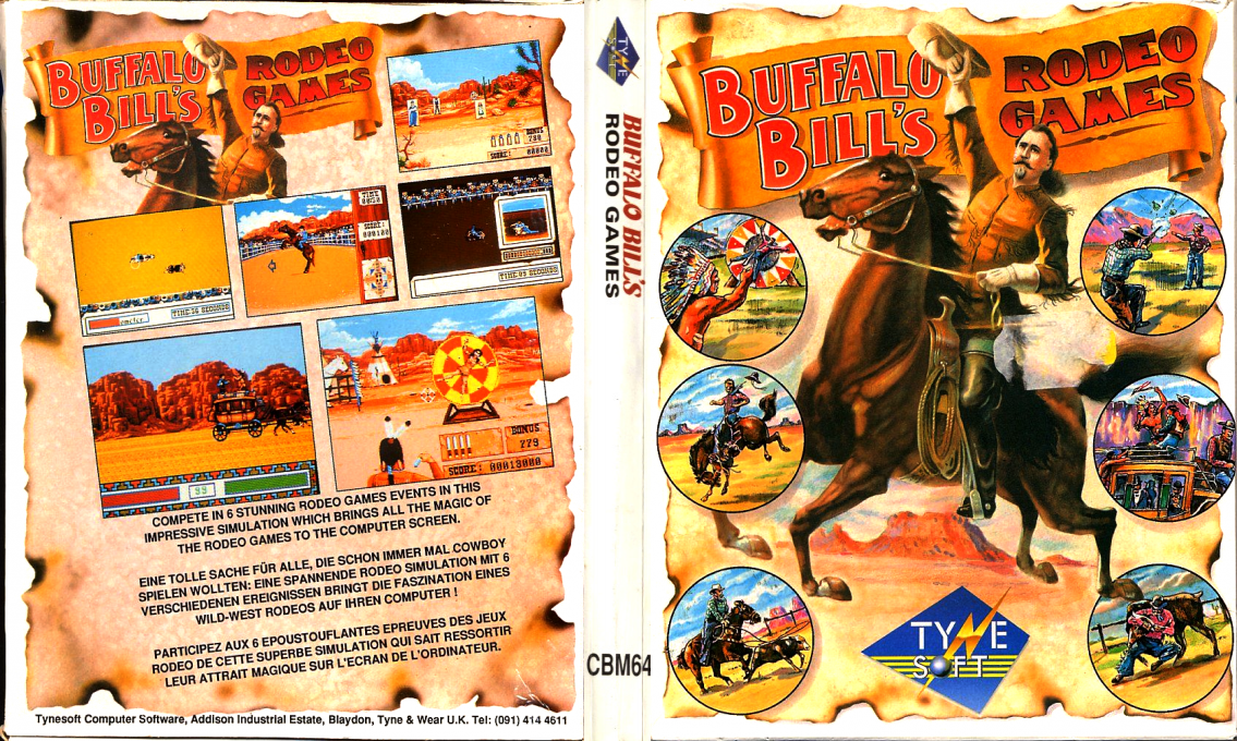 Buffalo Bill's Wild West Show — box-texture (EU)