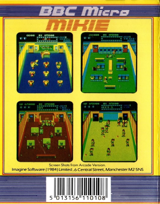 Mikie — box-2D-back (EU)