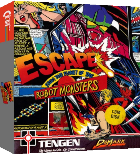 Escape from the Planet of the Robot Monsters — box-3D (EU)