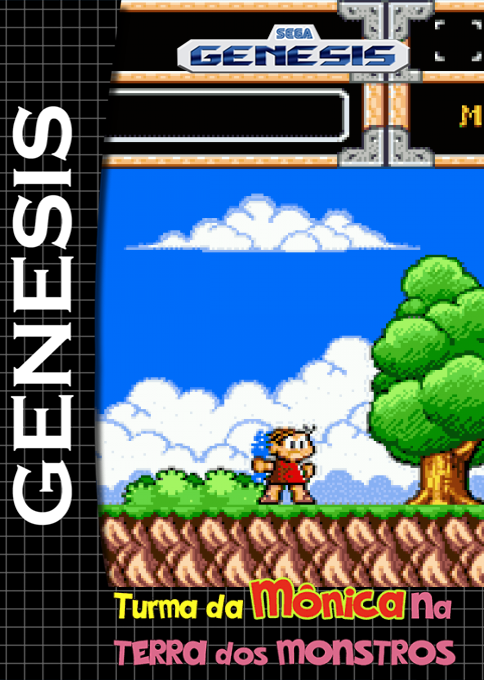Turma Da Monica Na Terra Dos Monstros — box-2D (SS)