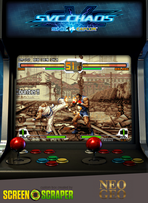 SNK vs. Capcom : SVC Chaos — box-2D (SS)