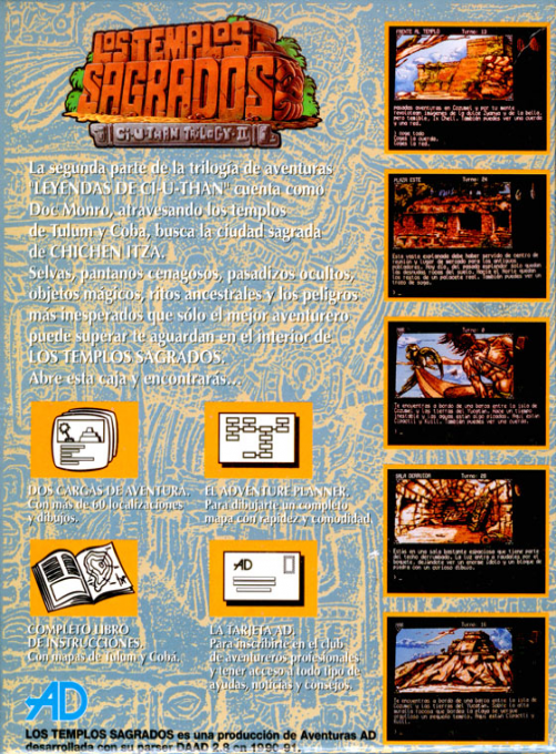 Templos Sagrados, Los — box-2D-back (SP)