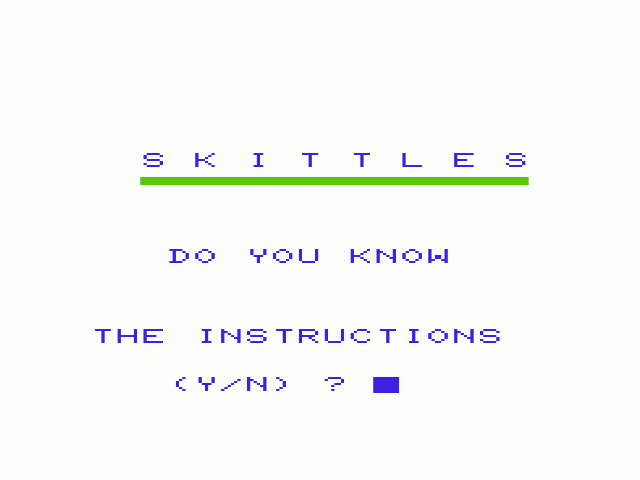 Skittels — sstitle (WOR)