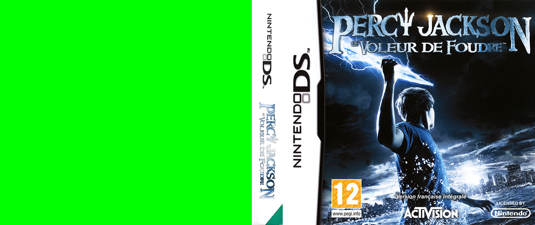 Percy Jackson and the Olympians - The Lightning Thief — box-texture (FR)