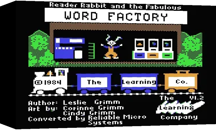 Reader Rabbit and the Fabulous Word Factory — box-3D (WOR)