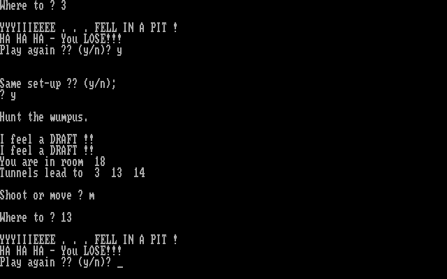 Wumpus II — ss (WOR)