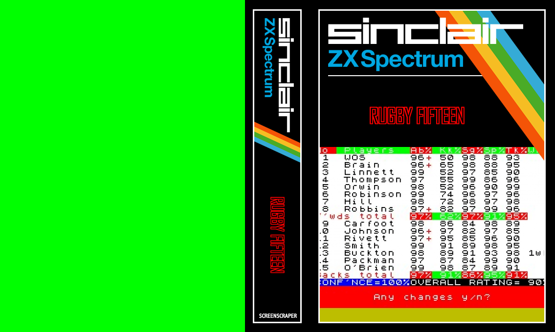 Rugby Fifteen — box-texture (SS)