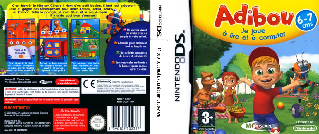 Adibou - Je Joue a Lire et a Compter — box-texture (FR)