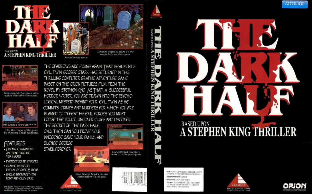 Dark Half, The — box-texture (EU)