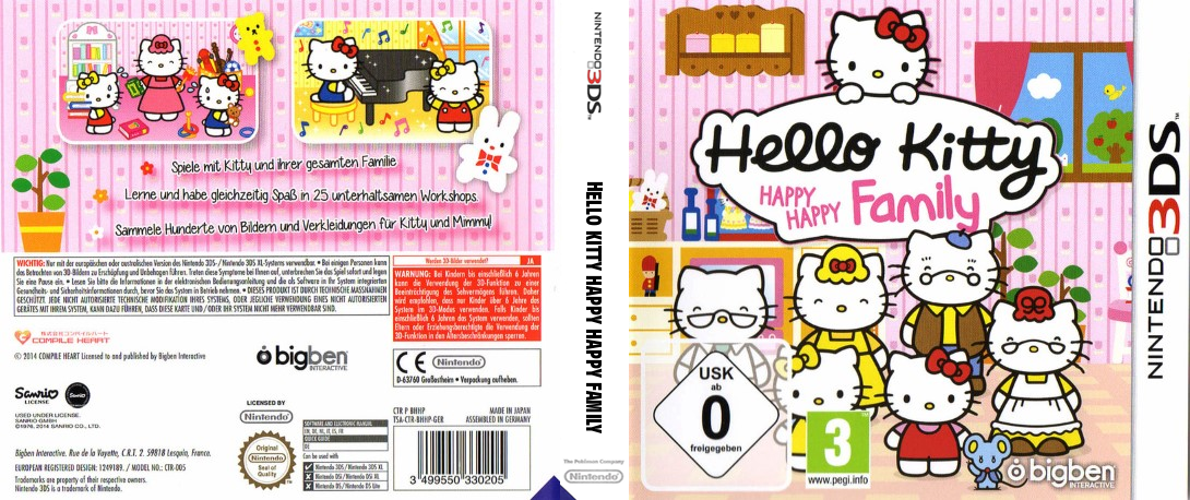 Hello Kitty Happy Happy Family — box-texture (DE)