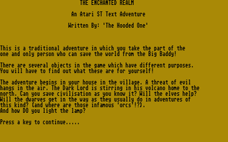Enchanted Realm, The — ss (WOR)