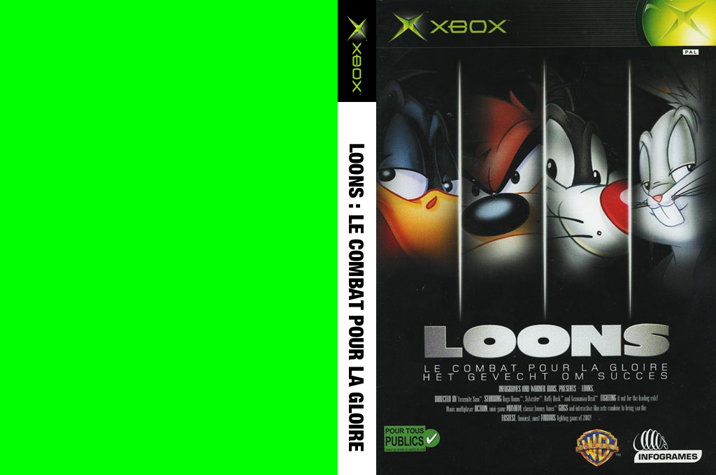 Loons - The Fight For Fame — box-texture (FR)