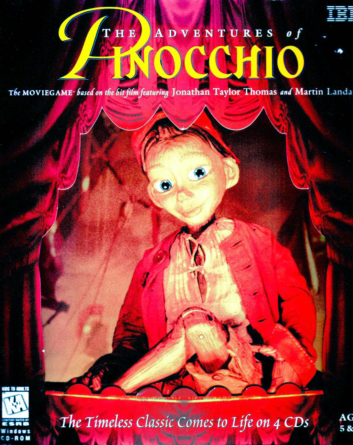 The Adventures of Pinocchio box art