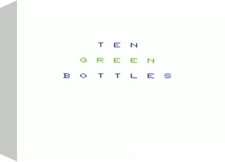 Ten Green Bottles — box-3D (WOR)