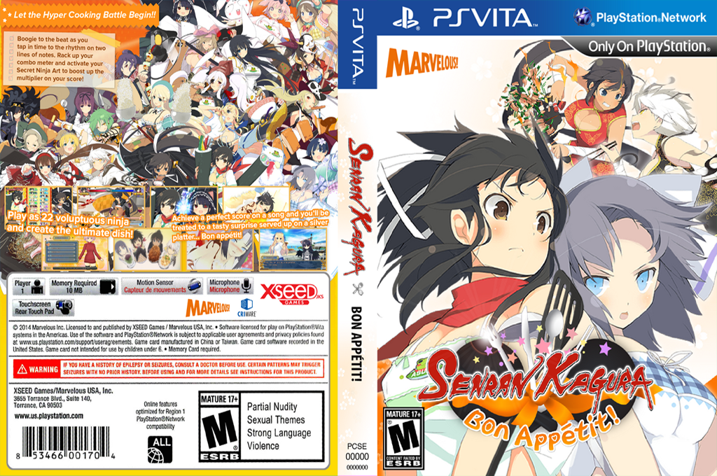 Senran Kagura - Bon Appetit! — box-texture (US)