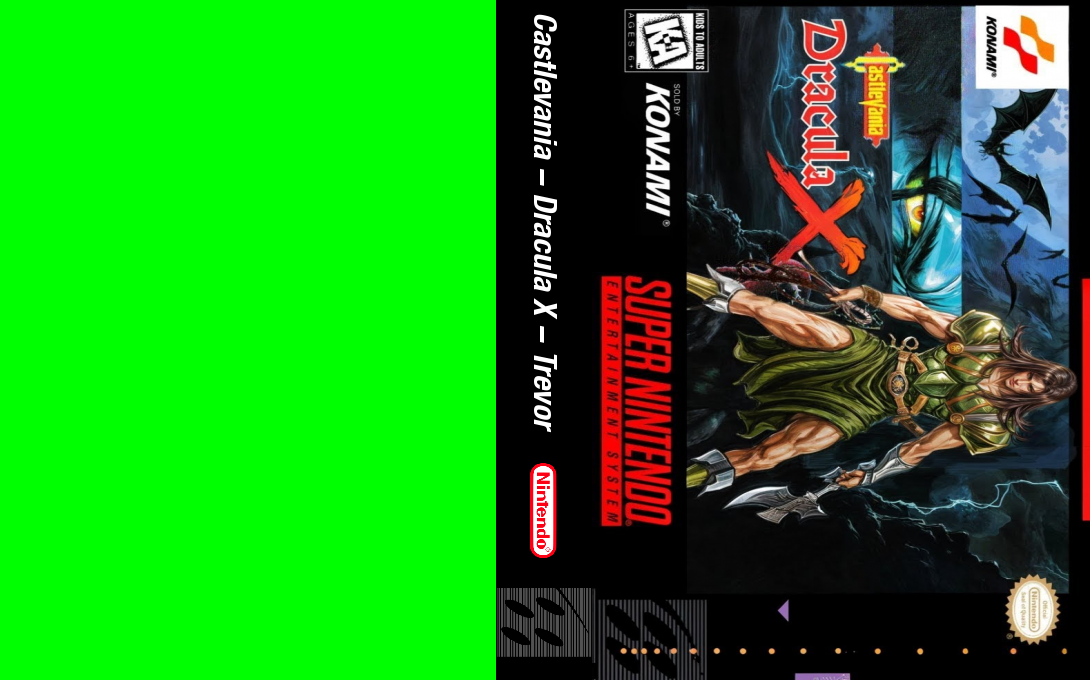 Castlevania - Dracula X - Trevor — box-texture (US)