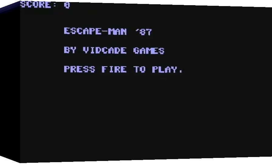 Escape-Man '87 — box-3D (WOR)