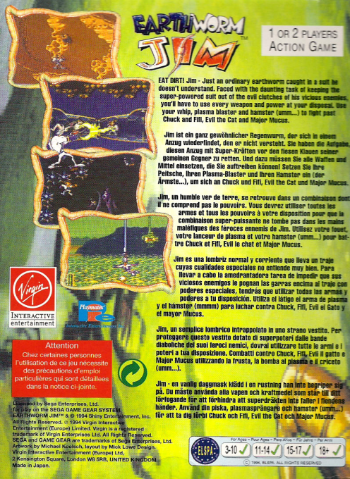 Earthworm Jim — box-2D-back (EU)