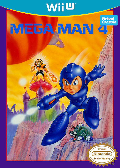Mega Man 4 box art
