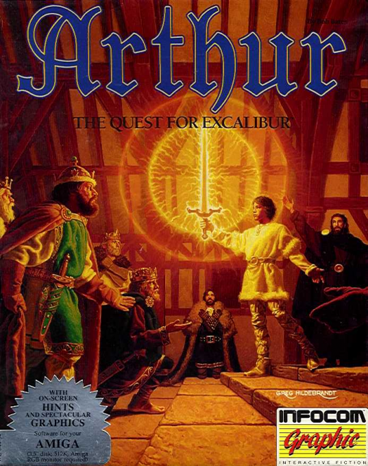 Arthur - The Quest for Excalibur box art