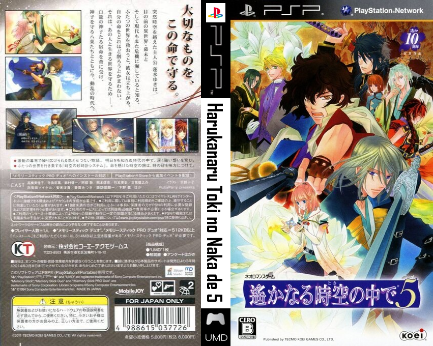Harukanaru Toki no Naka de 5 — box-texture (JP)