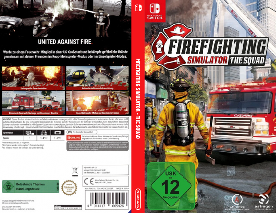 Firefighting Simulator - The Squad — box-texture (DE)