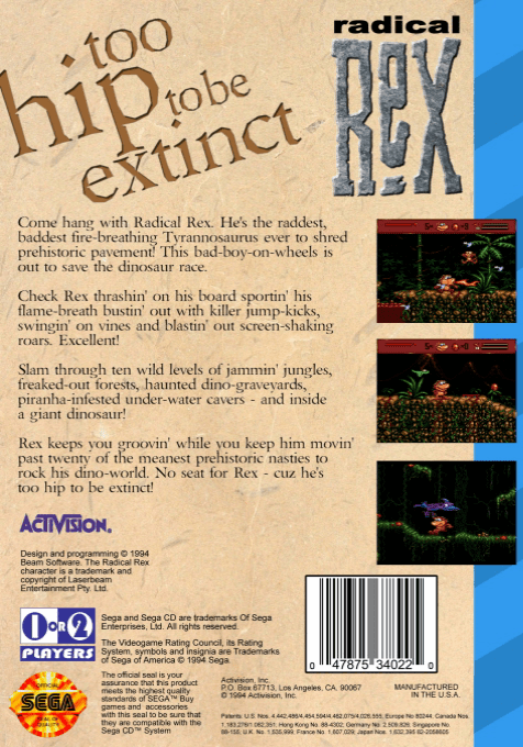 Radical Rex — box-2D-back (US)