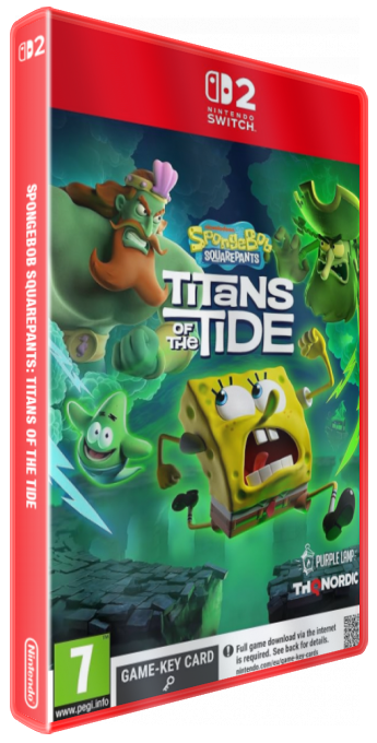 Spongebob Squarepants - Titans of the Tide — box-3D (EU)