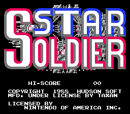 Star Soldier — sstitle (WOR)