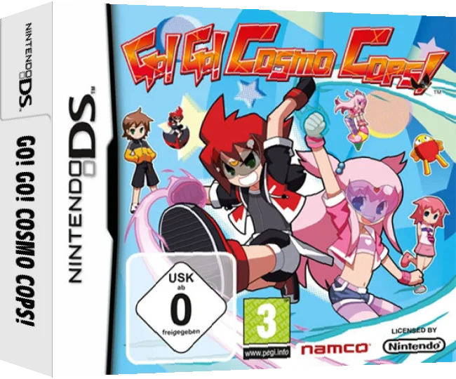 Go! Go! Cosmo Cops! — box-3D (DE)