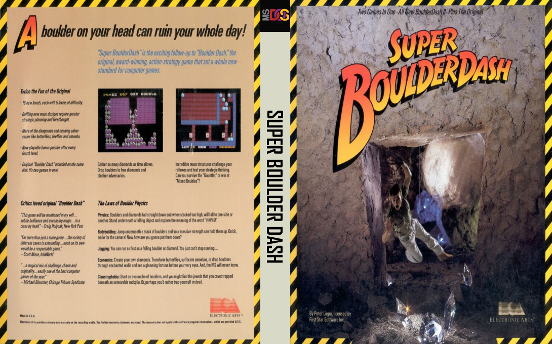 Super Boulder Dash — box-texture (US)